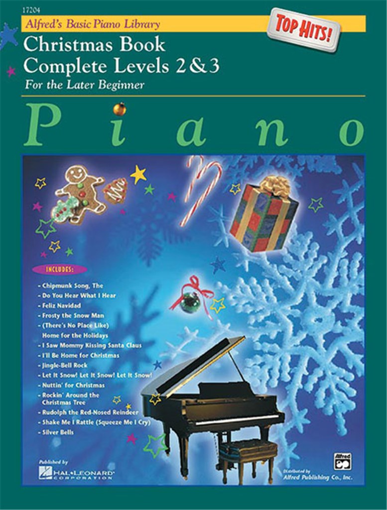 Alfred's Basic Piano Library Top Hits Christmas 2-
